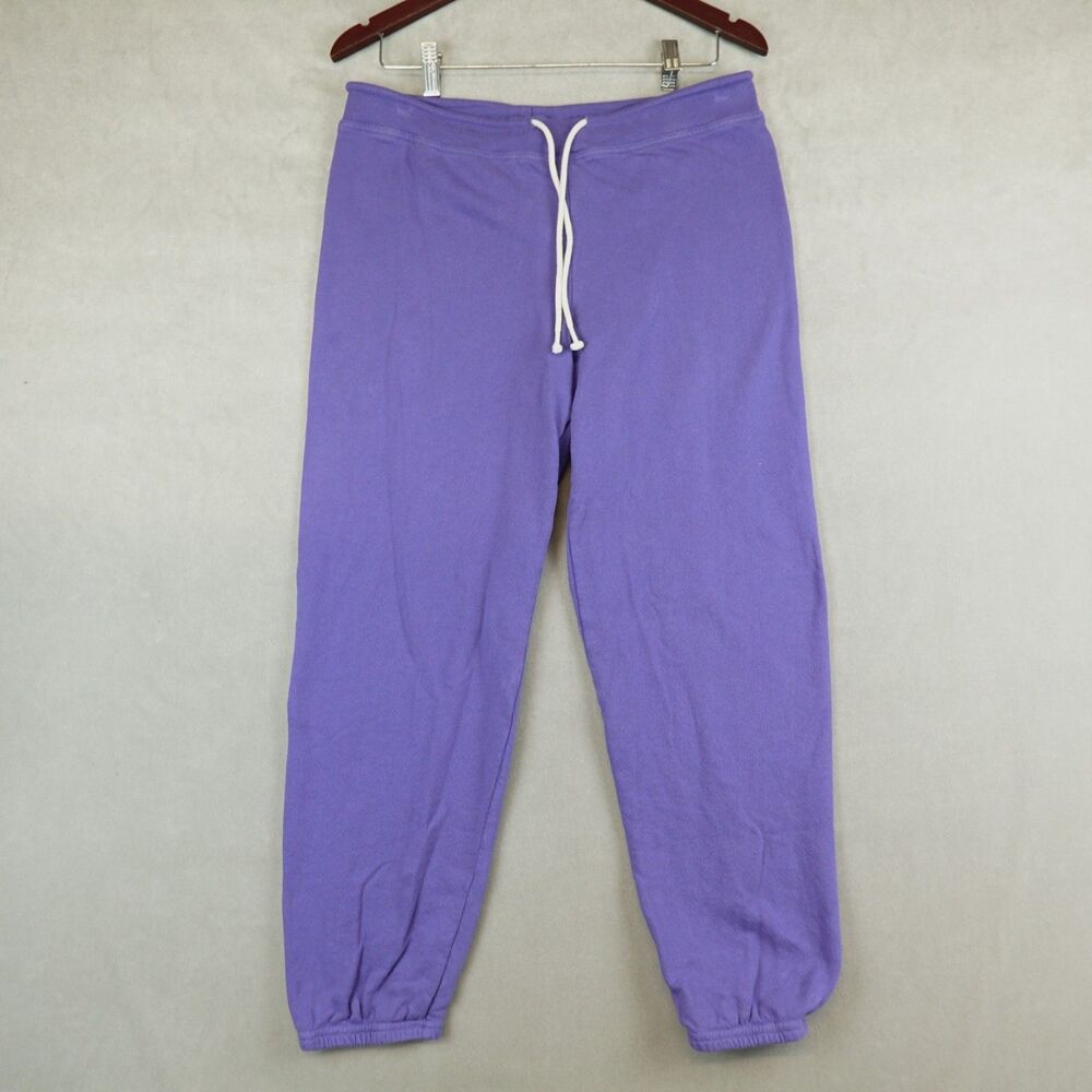 Marine layer Cloud 9 Fleece Sweat Pants Womens Medium Purple Tapered